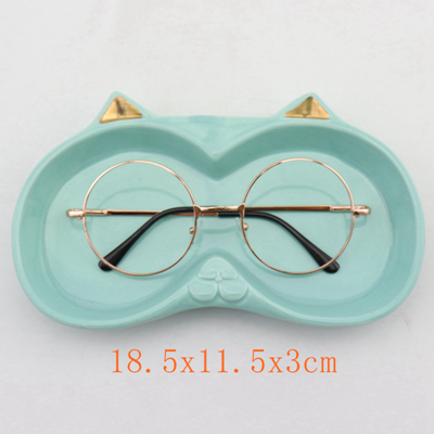 Ceramic Cat Eyeglass Tray Holders Ceramic Cat Eyeglass Tray Holders