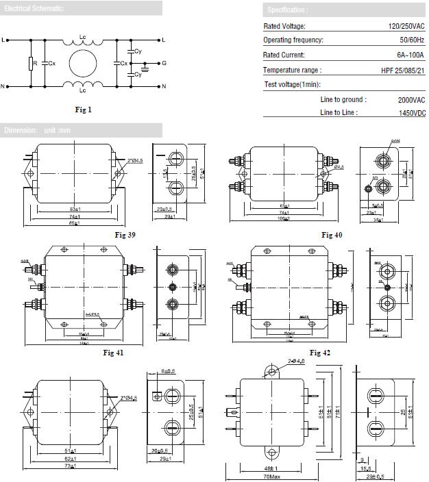 Single phase single stage filters design