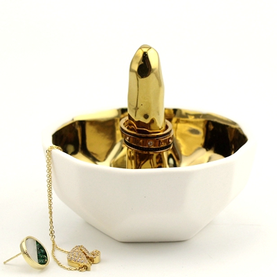Gold Ring Holder Dish Jewelry Organizer Gold Ring Holder Dish Jewelry Organizer