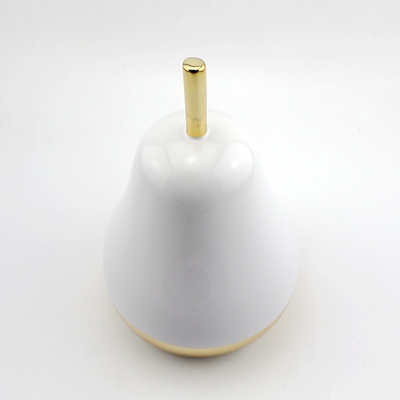 chrome finish ceramic pear ornaments chrome finish ceramic pear ornaments