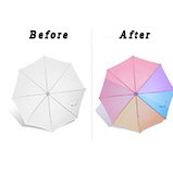 sun activated photosensitive pigment for umbrella