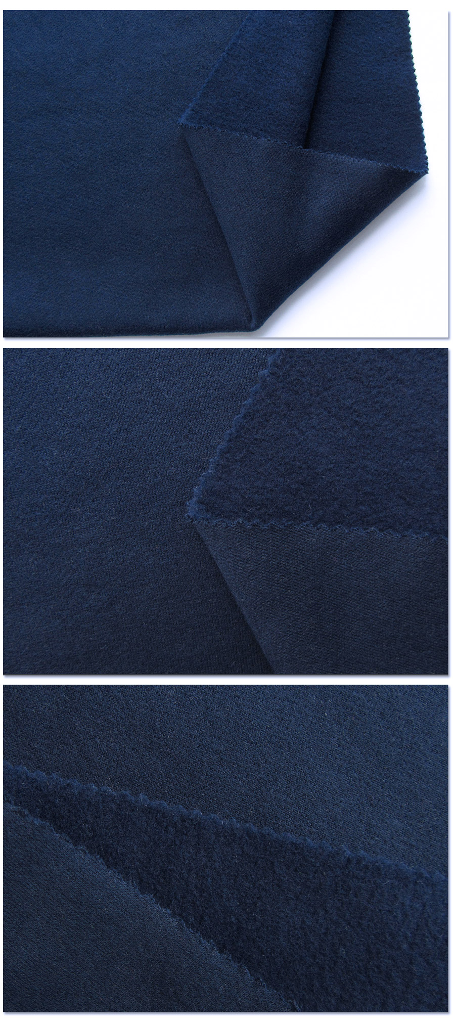Sueded Brushed 100% Cotton Fleece Fabric