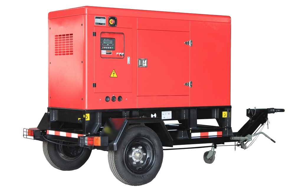 50kw generator set 62.5kva Cummins with Movable Trailer 50kw generator set 62.5kva Cummins with Movable Trailer