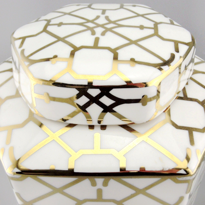 gold ceramic decorative canister gold ceramic decorative canister