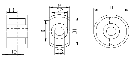 Cue Series Soft Mn-Zn Ferrite Core for Transformers and Chokes