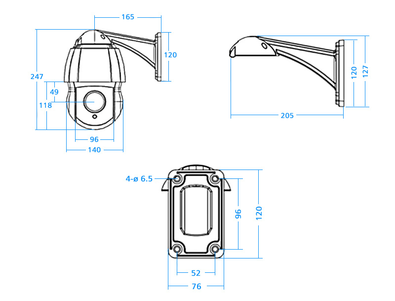 IP High Speed Dome Camera IP High Speed Dome Camera