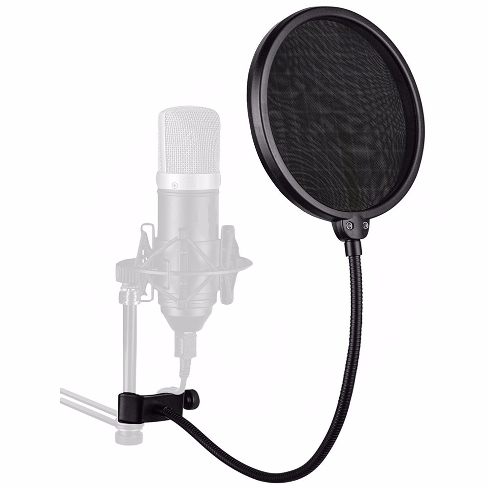 Professional microphone Pop filter windproof screen