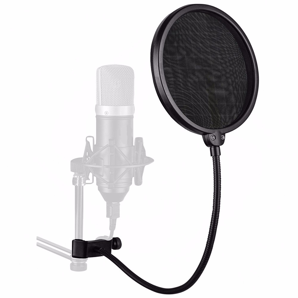 Professional microphone Pop filter windproof screen Professional microphone Pop filter windproof screen