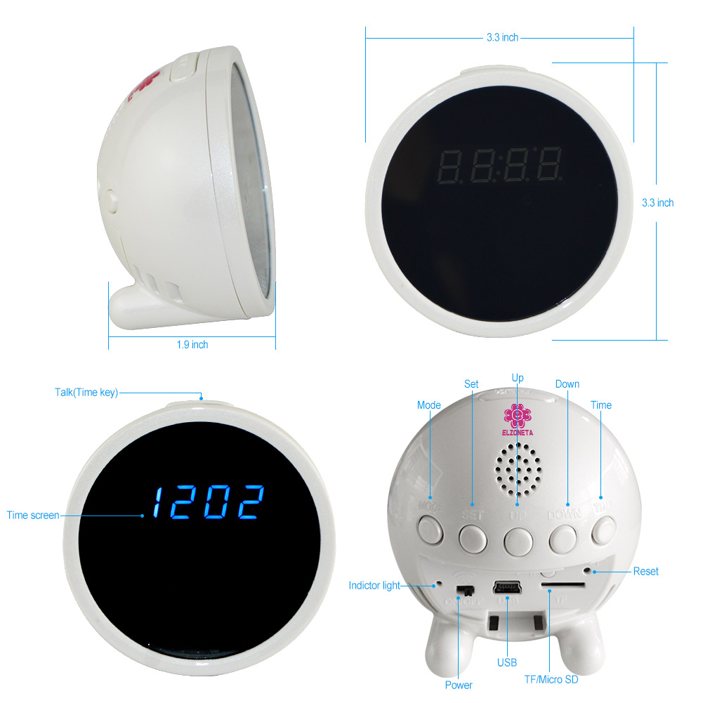 alarm clock camera