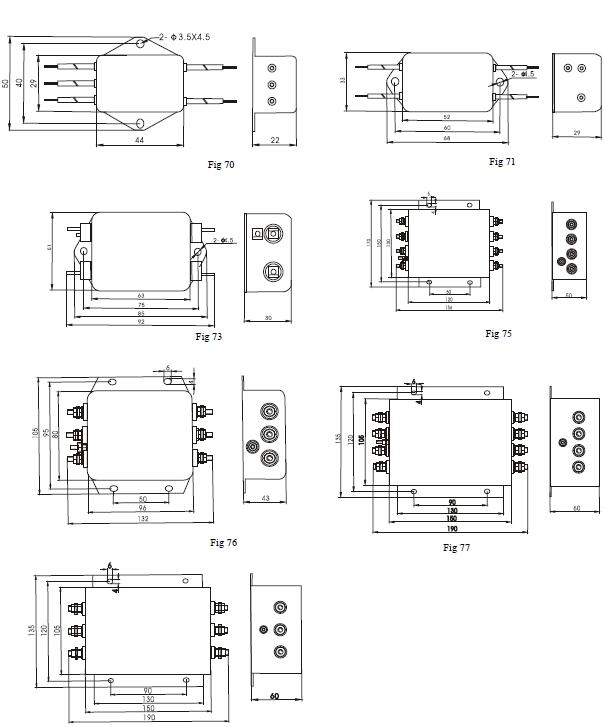 Military filter for military electronic installation