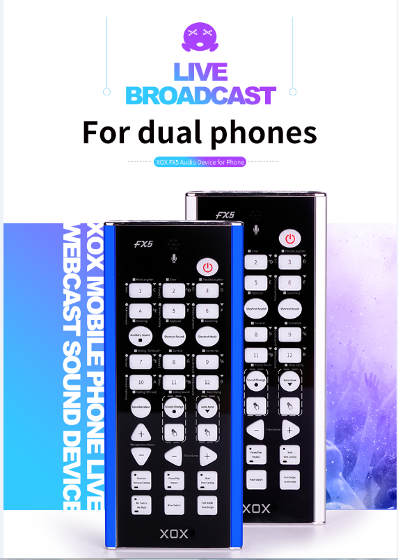 Specialist in phones live stream sound card