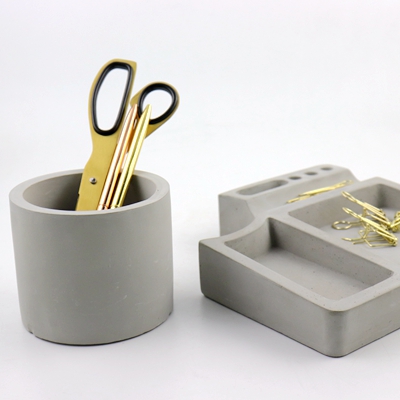 Modern Desk Concrete Assessories