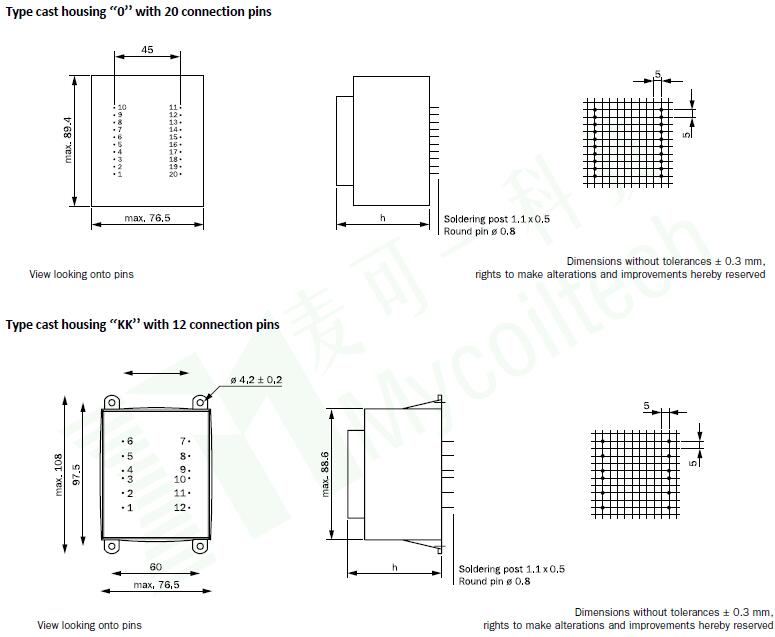  Popular EI Power Encapsulated Transformer for Charger