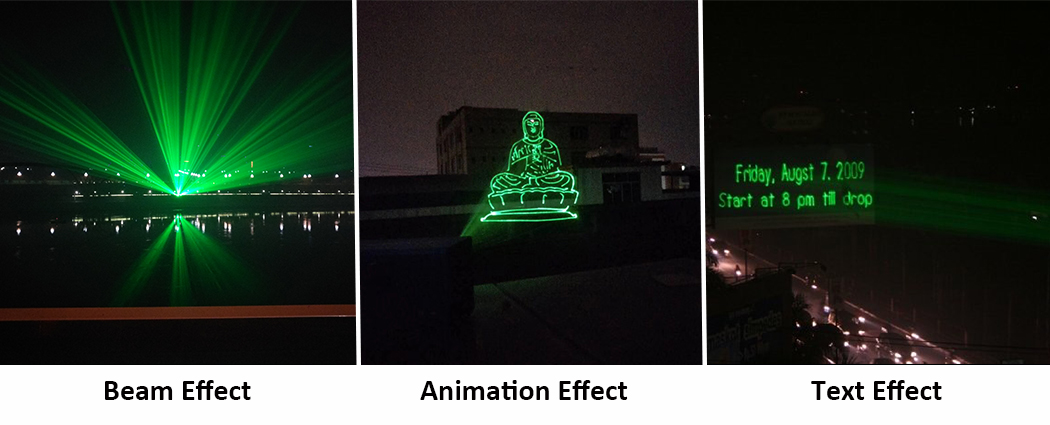 Outdoor Laser Light Landmark