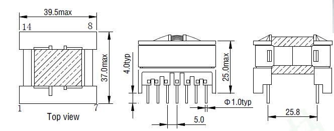 ETD29 high frequency transformer factory ETD29 high frequency transformer factory