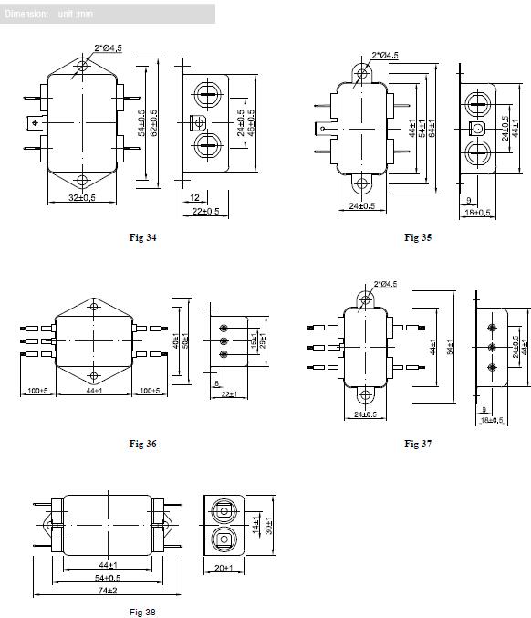 Single phase single stage EMI filters