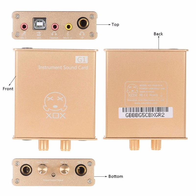 Professional instrument sound card Professional instrument sound card