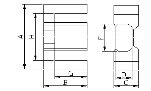 PC40 Material EFD ferrite Core for Transformer 