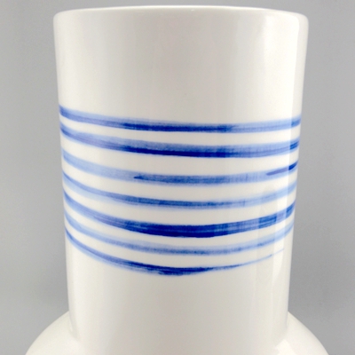 ceramic white and blue vase ceramic white and blue vase