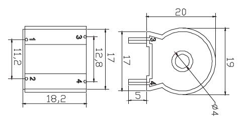 High precision current transformer series for power transducer and power meters