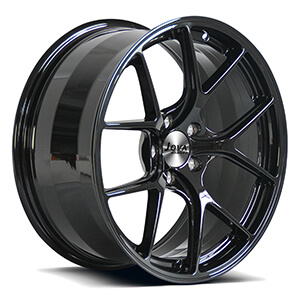 black mustang wheels