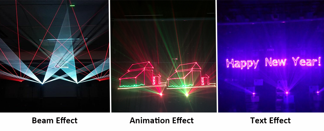 Outdoor Stage Laser Show