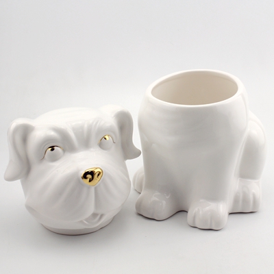 ceramic dog treat cookie jars