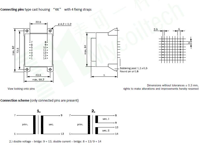 Encapsulated Transformer and Electric Power Output Transformer