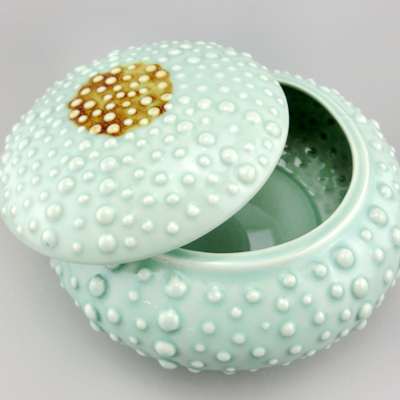 coastal ceramic jewelry box