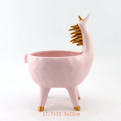 Vintage Unicorn Planter