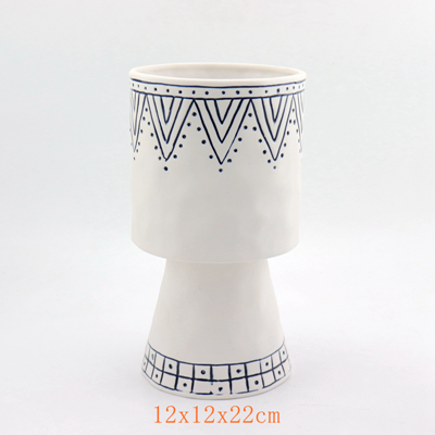 indigo ceramic vase indigo ceramic vase