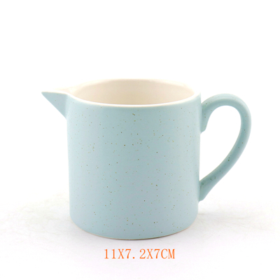Matt Blue Pottery Pitcher for Cream Matt Blue Pottery Pitcher for Cream