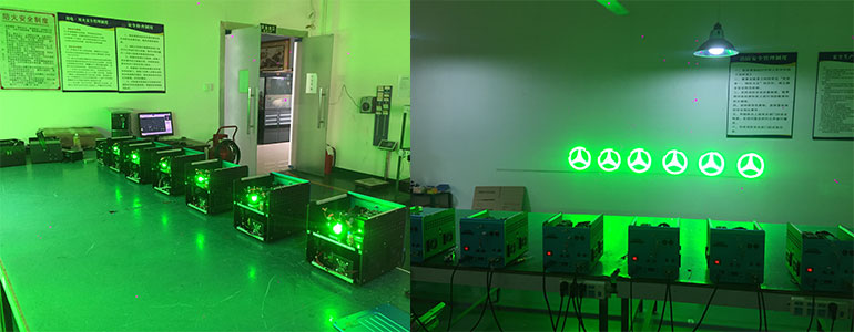 Green Laser Light Show