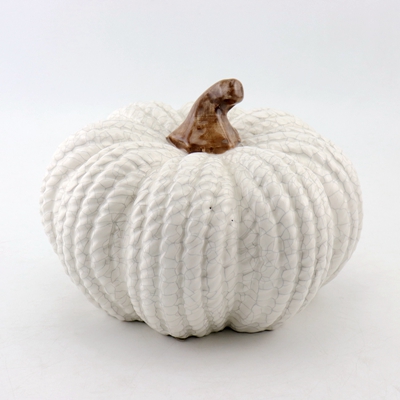 White Ceramic Pumpkins