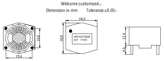 Bset quality encapsulated common mode chokes with RoHS Certification