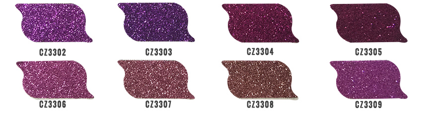 purple glitter powder color card purple glitter powder color card