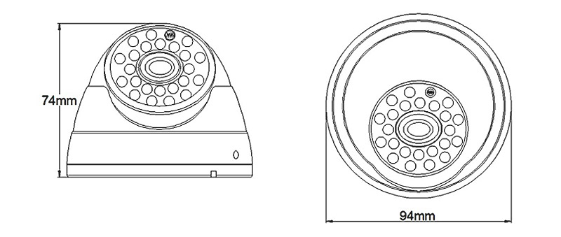 1080P AHD Dome Camera