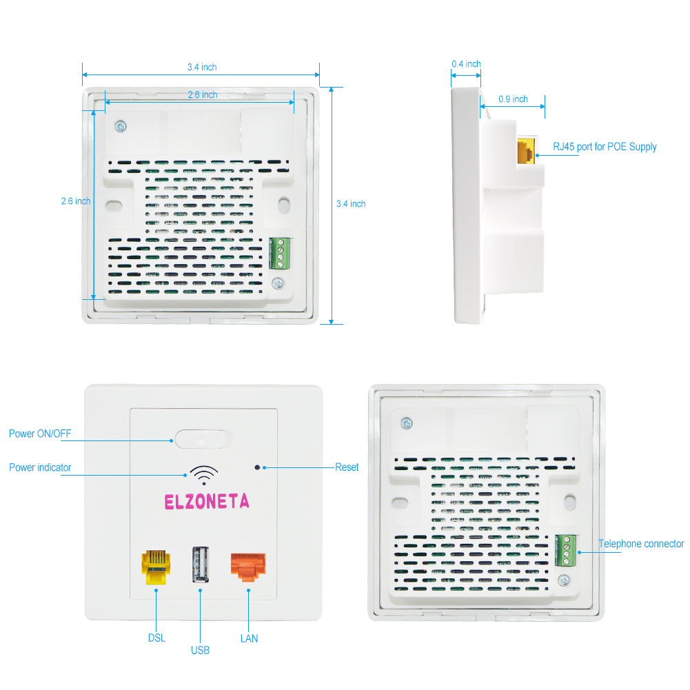 embedded wall access point