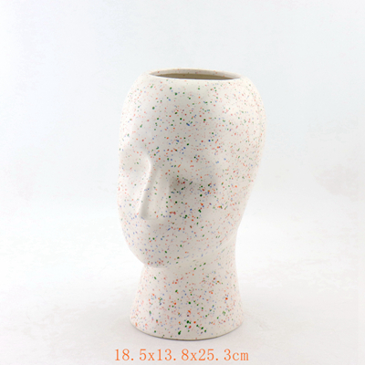 Stoneware Face Vase Stoneware Face Vase