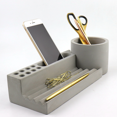 Concrete Desk Planter Concrete Desk Planter