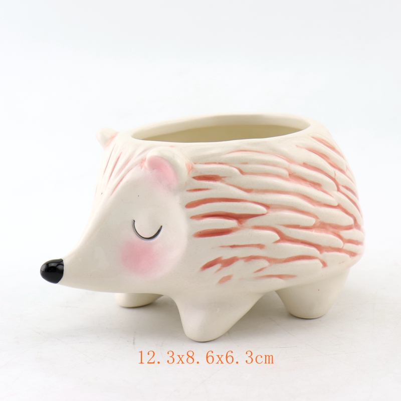 Mini Ceramic Hedgehog Planter Pot Mini Ceramic Hedgehog Planter Pot