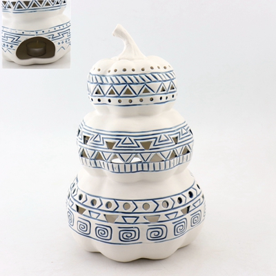 White Ceramic Pumpkin White Ceramic Pumpkin