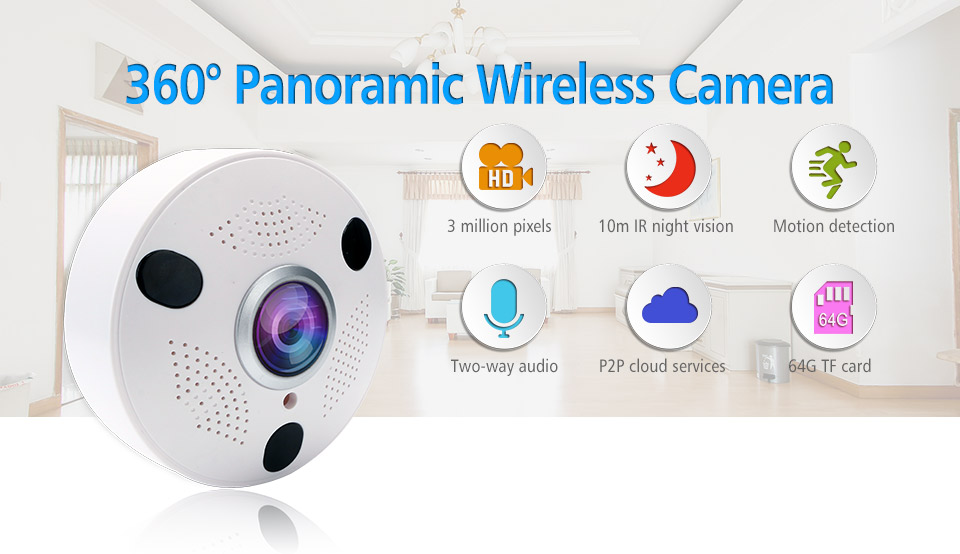 3.0MP wireless camera