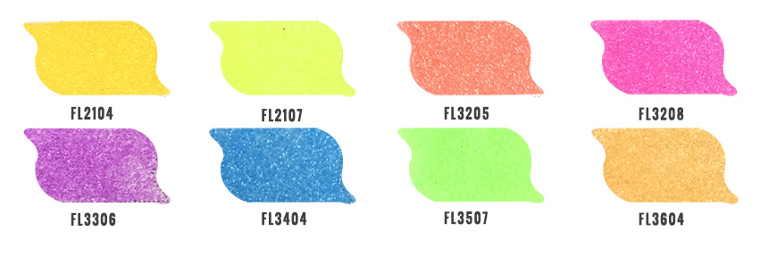 Fluorescent glitter powder color chart Fluorescent glitter powder color chart