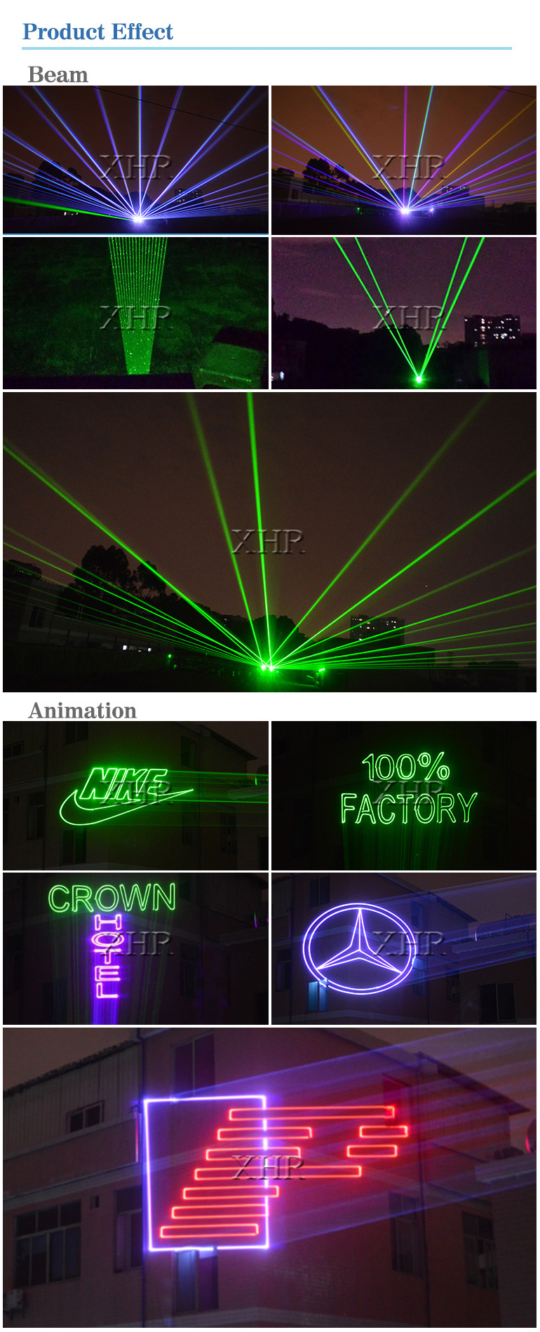 Outdoor Laser Sky Show projector 