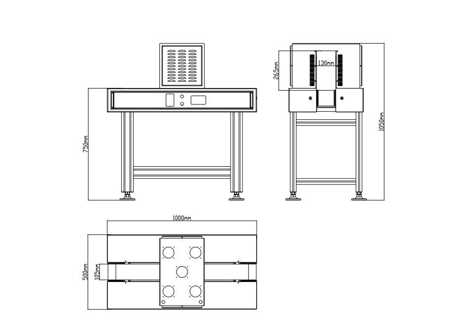 Lithium-Ion Battery Module UV Conveyor Oven