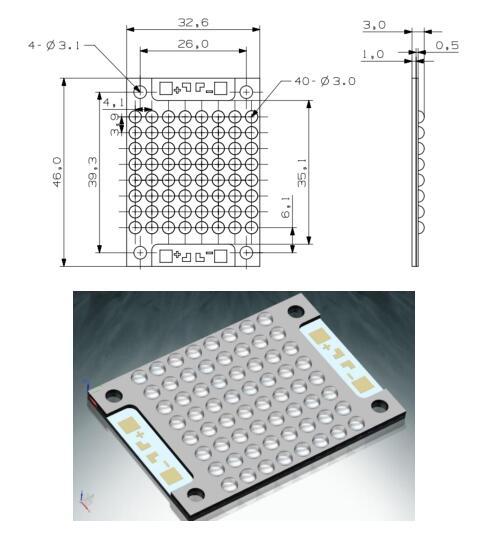 High Intensity UV LED Modules Chip High Intensity UV LED Modules Chip