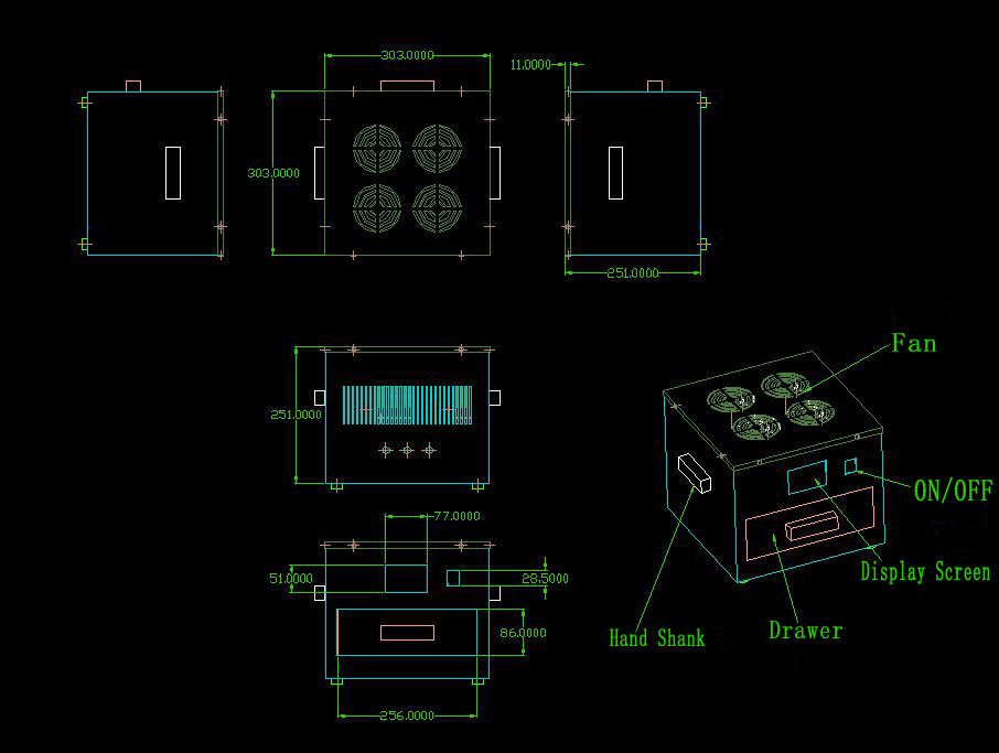 Miniature UV Curing Box UV Curing Machine