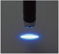UV LED ellipse irradiation
