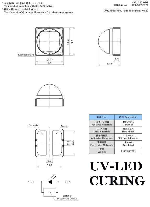 UV LED NVSU233A D1